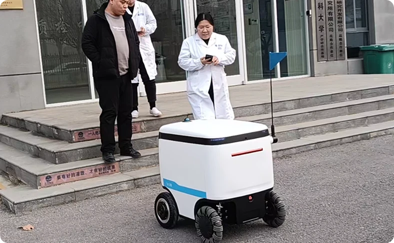 اختراق في اللوجستيات الذكية: شركة هيبي وانبانغ فولين للأدوية D تدعم Speedybot لتوصيل سلس داخل وخارج المنزل